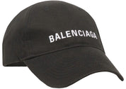 Balenciaga Logo Cap Black/White - Pre-Owned