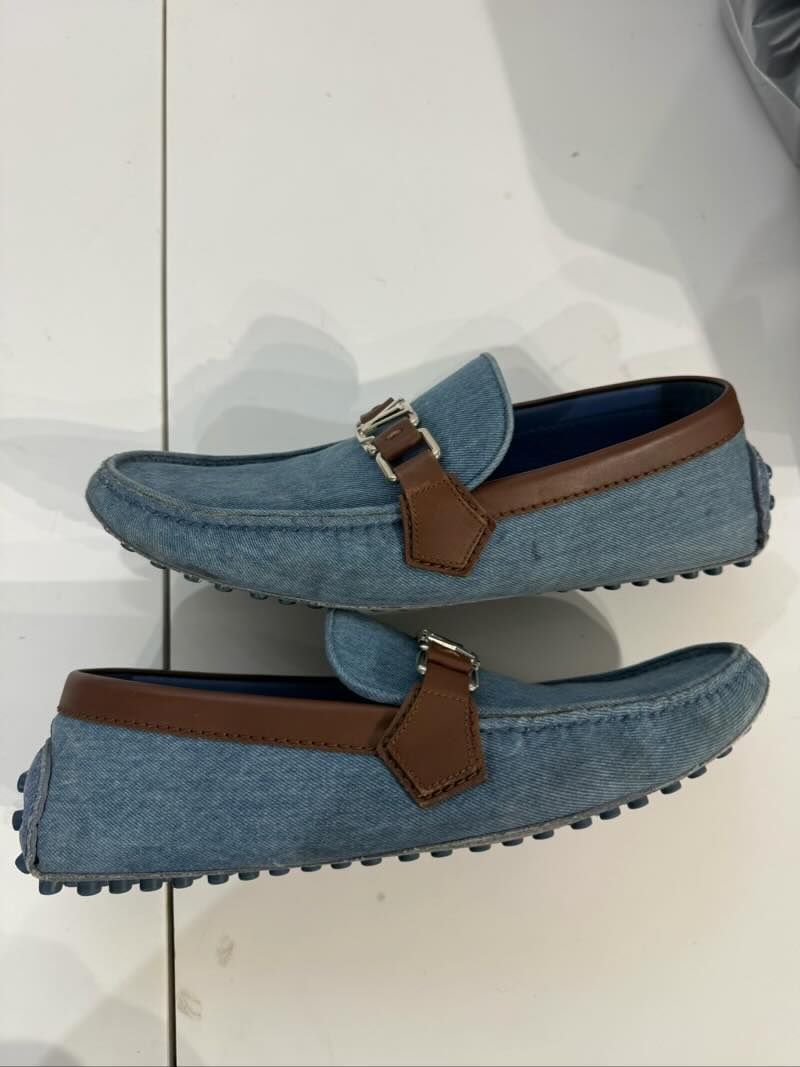 Louis Vuitton Monte Carlo Moccasin Denim - Pre-Owned Size 7.5 M