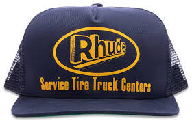 Rhude Service Trucker Hat Navy
