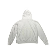 Chrome Hearts Glow In The Dark Horseshoe Zip-Up Hoodie White - Pre-Owned Size M