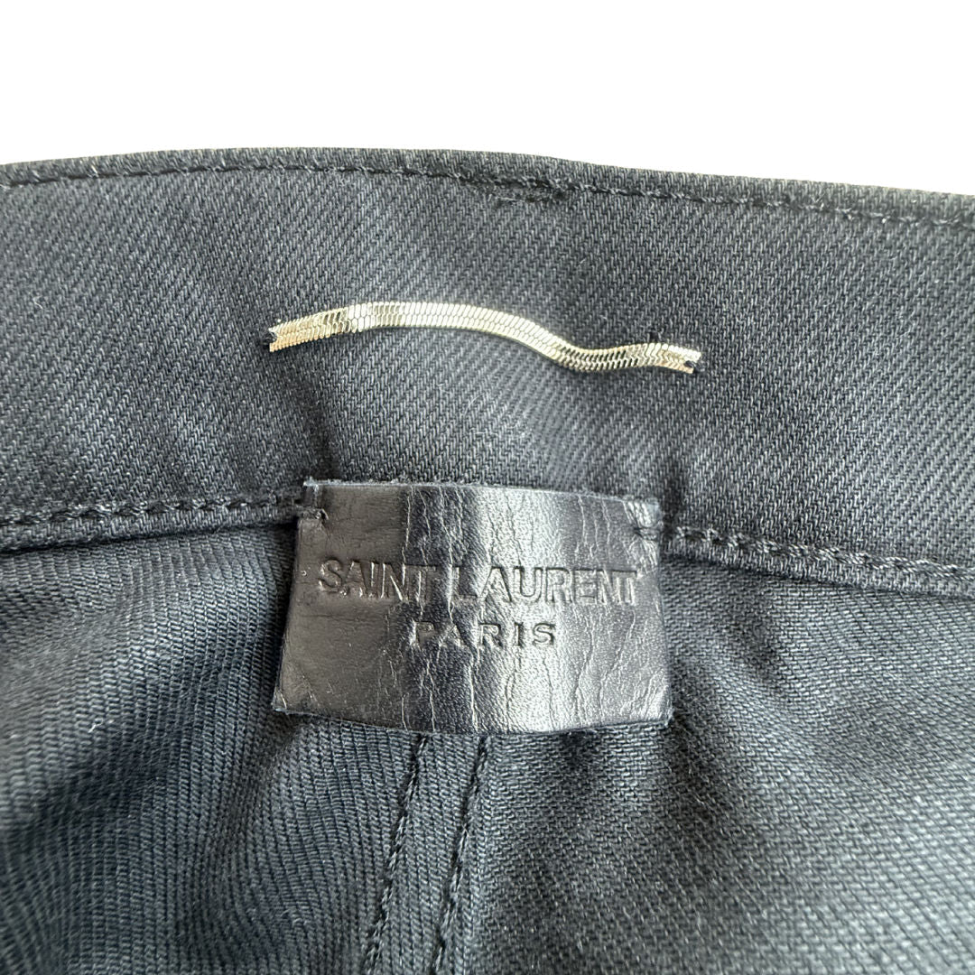 Saint Laurent D02 M/SK-LW Black Denim Jeans (Preowned Size 31) - Pre-Owned