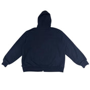 Supreme Arc Thermal Lined Zip Up Hooded Sweatshirt Navy - Lightly Used Size L