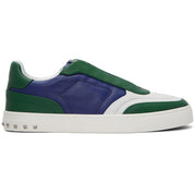 Valentino Tricolor Lace Studded Crew Sneaker - Pre-Owned Size 42 (No original box)