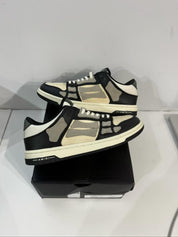 AMIRI Skel Top Low White Black White - Pre-Owned Size 40/ US 8