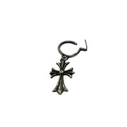 Chrome Hearts Tiny CH Cross Hoop Earring (Preowned) - Pre-Owned