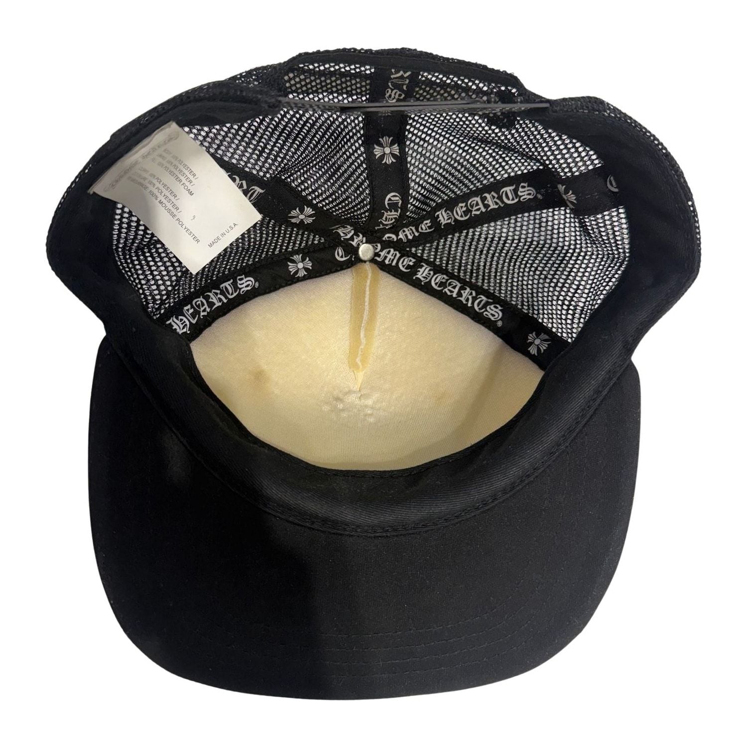 Chrome Hearts Triple Cross Camo Black White Trucker Hat - Pre-Owned OS