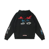 Chrome Hearts Matty Boy Stay Fast Pullover Hoodie Black