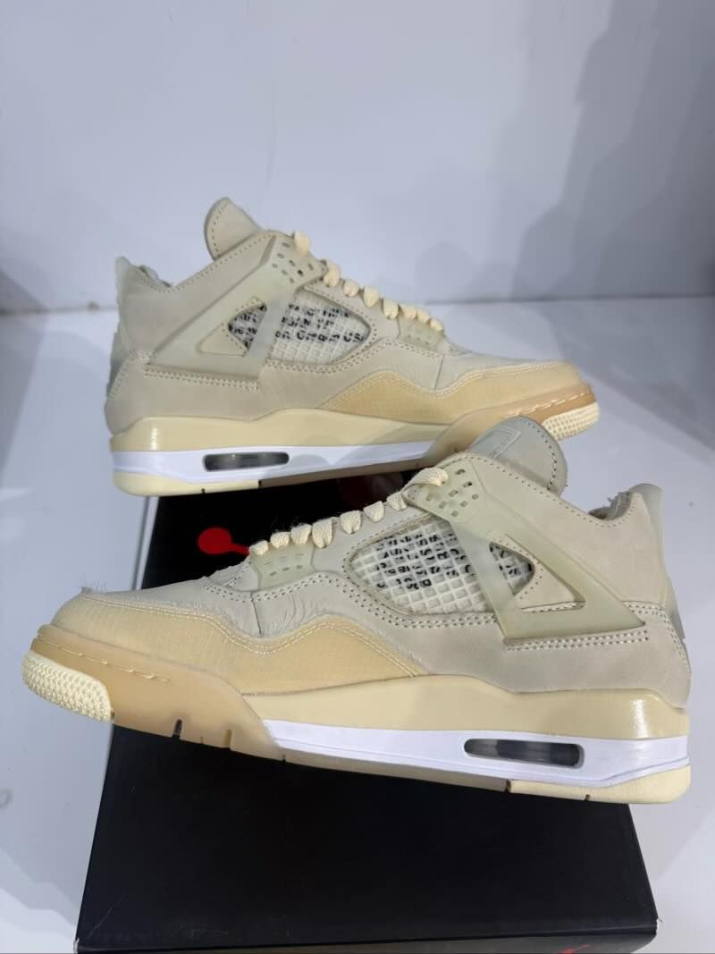 Jordan 4 Retro Off-White Sail (Women's) - Pre-Owned Size 7.5W