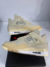 Jordan 4 Retro Off-White Sail (Women's) - Pre-Owned Size 7.5W