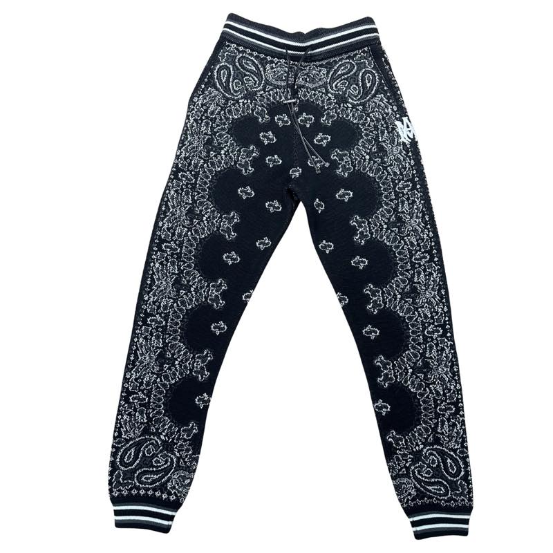 Amiri Bandana B-Ball Sweatpants Black - Pre-Owned Size S