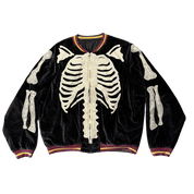 Kapital Kountry Bone Souvenir Bomber Jacket (Preowned Size 5, Fits L/XL)) - Pre-Owned