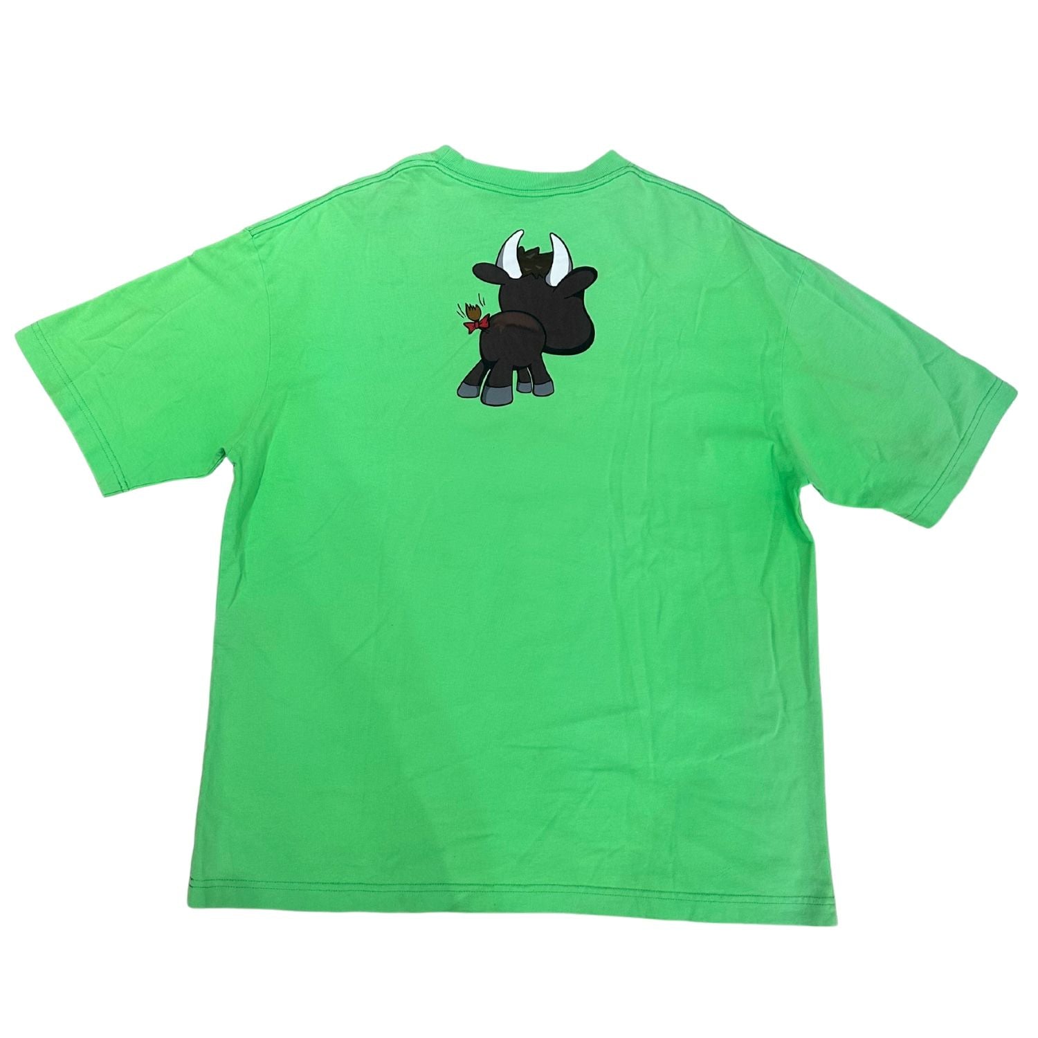 Balenciaga Year Of The Ox T-Shirt Green (Preowned Size M, Fits XL) - Pre-Owned
