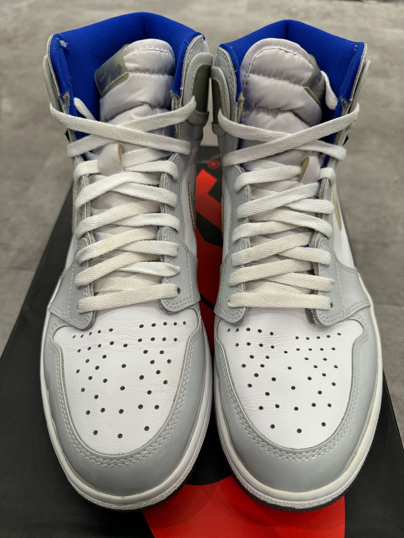 Jordan 1 Retro High Zoom White Racer Blue - Pre-Owned Size 11