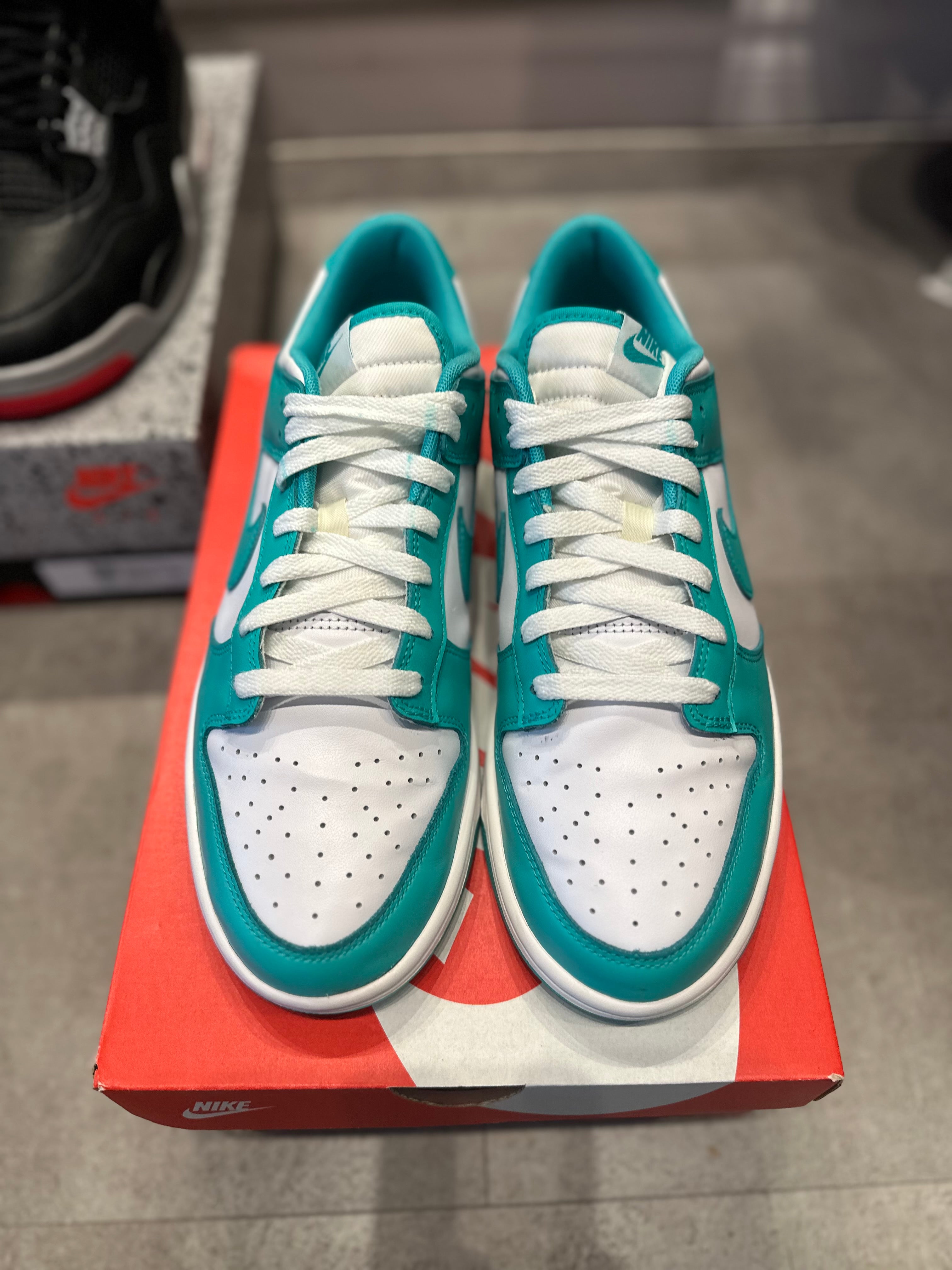 Nike Dunk Low Clear Jade (Preowned Sized 10)