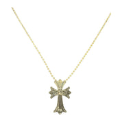 Chrome Hearts Silichrome Cross Necklace Clear - Lightly Used