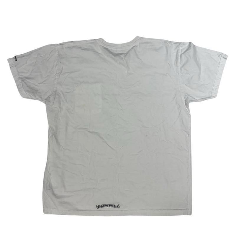 Chrome Hearts Neck Letters Logo T-shirt White - Pre-Owned Size L