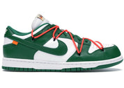 Nike Dunk Low Off-White Pine Green - Pre-Owned Size 13 (Replacement Box)