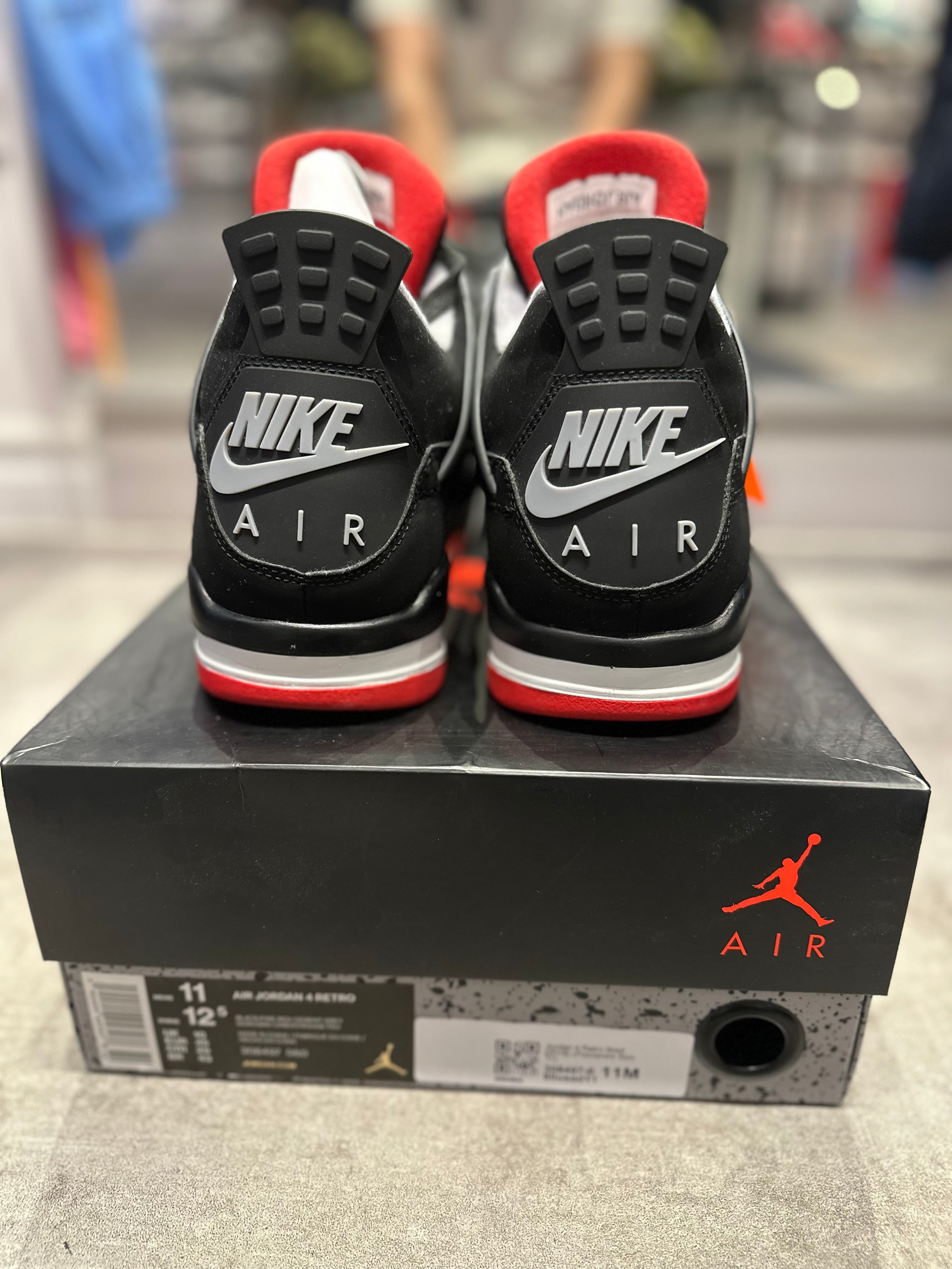 Jordan 4 Retro Bred (2019) (Preowned Size 11)