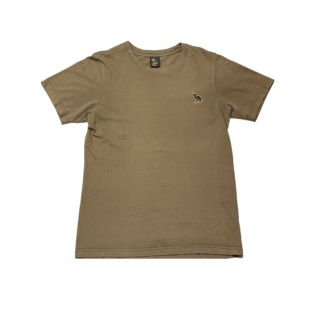 Ovo Embroidered Owl T-Shirt Olive (Preowned)