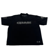 Chrome Hearts Mesh Stadium Football Jersey Black - Lightly Pre-Owned Size L