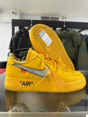Nike Air Force 1 Low Off-White ICA University Gold - Pre-Owned Size 9 (No original box)