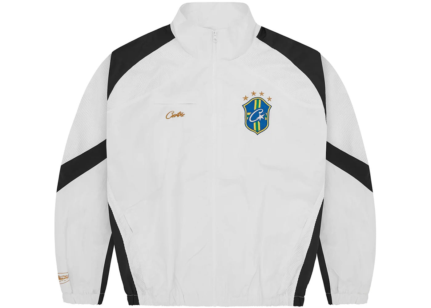 Corteiz Olympic Shuku Brasil Jacket White/Black