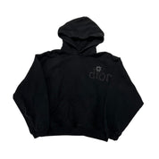 Dior x ERL Be Nice Fleece Relaxed Hoodie Black - Pre-Owned Size M