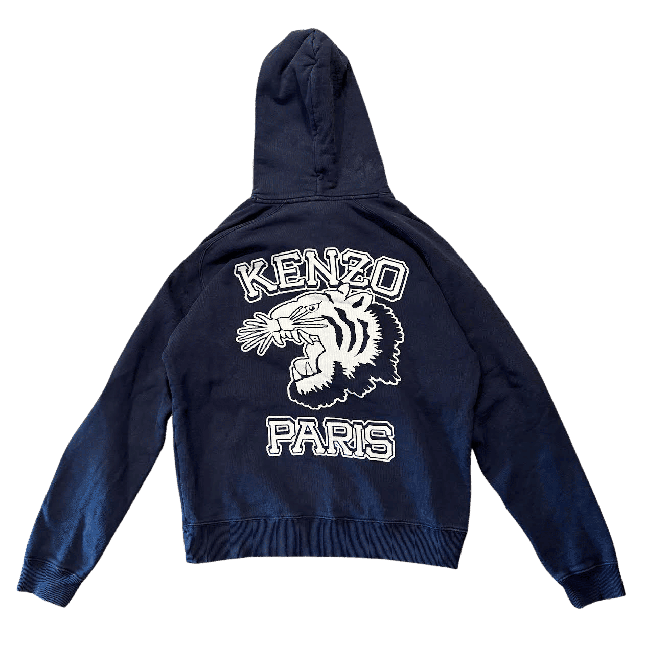 Kenzo 1970 Varsity Hoodie Navy (Preowned Size S) - Pre-Owned
