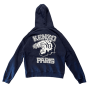 Kenzo 1970 Varsity Hoodie Navy (Preowned Size S) - Pre-Owned