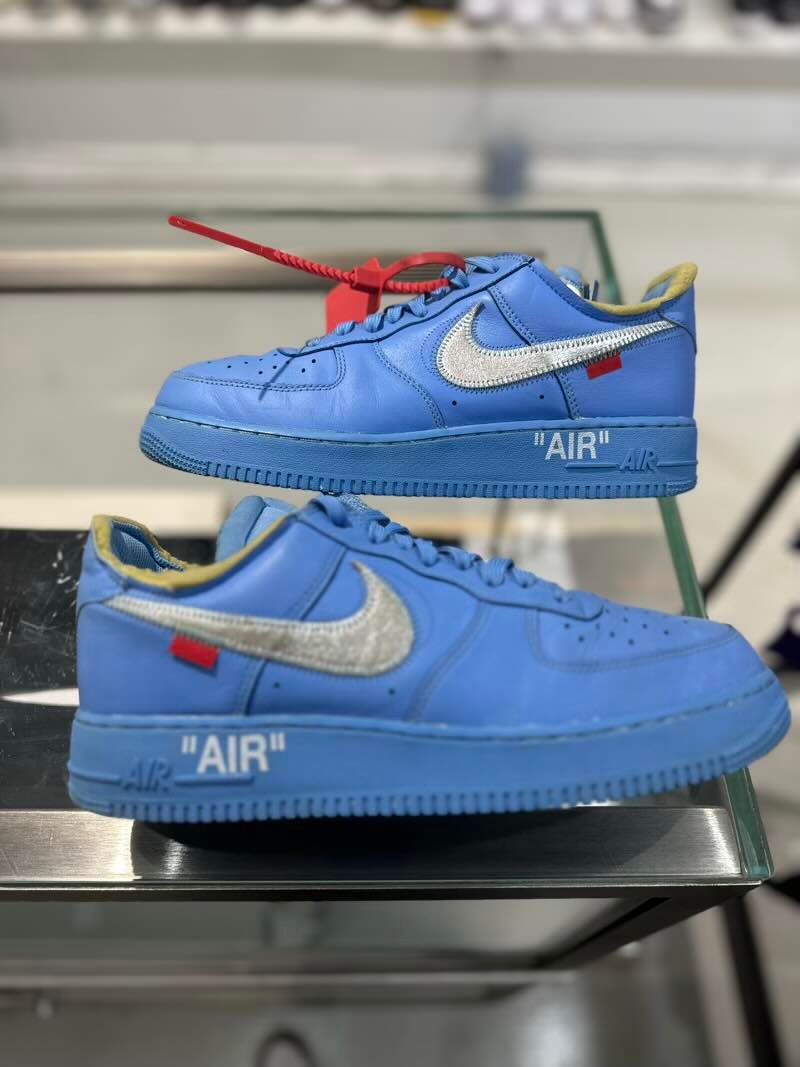 Nike Air Force 1 Low Off-White MCA University Blue - Pre-Owned Size 10 (No original box)
