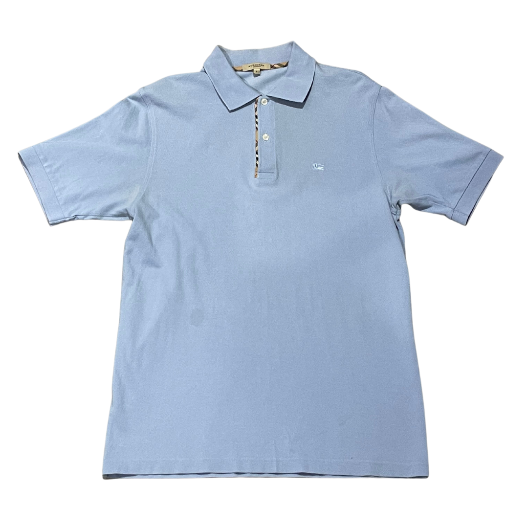 Burberry Polo Shirt Light Blue (Preowned)