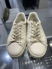 Gucci Ace GG Embossed Cream Sneakers - Lightly Pre-Owned Size 11