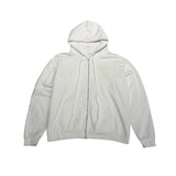 Chrome Hearts Glow In The Dark Horseshoe Zip-Up Hoodie White - Pre-Owned Size M