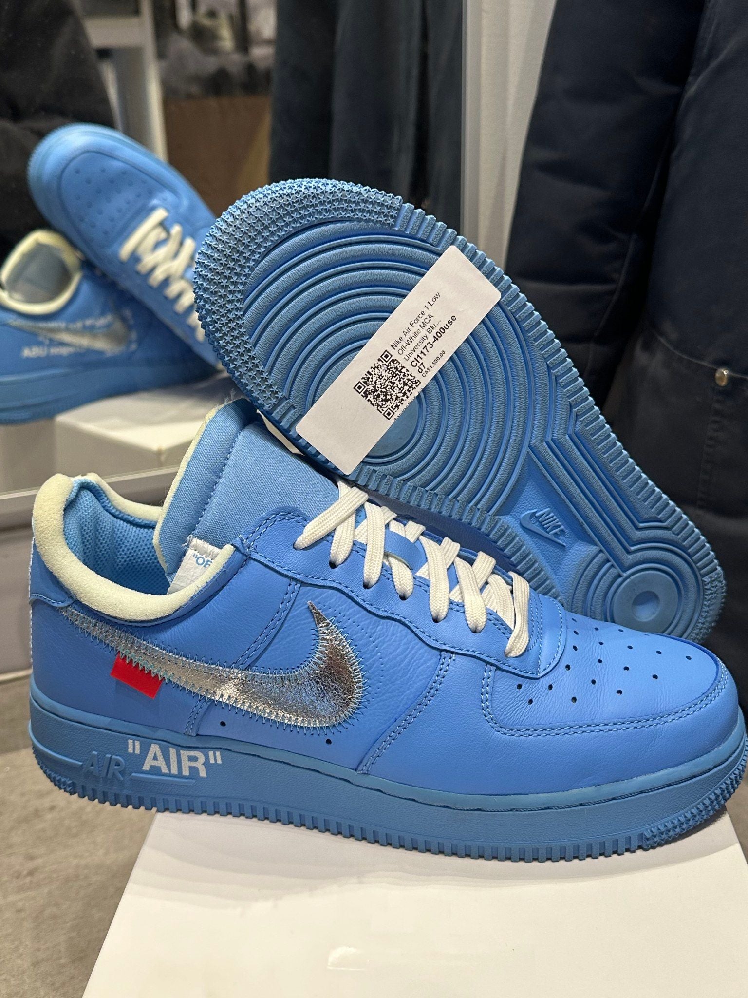 Nike Air Force 1 Low Off-White MCA University Blue - Pre-Owned Size 7