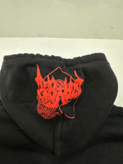 Chrome Hearts Deadly Doll Online Exclusive Hoodie Black/Red - Lightly Pre-Owned Size XL