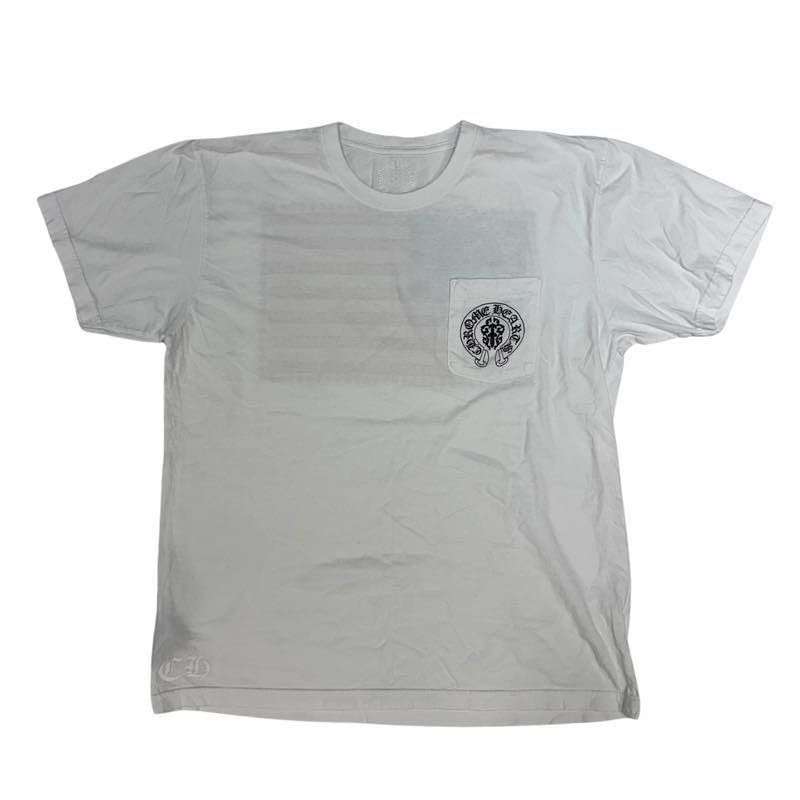 Chrome Hearts American Flag Dagger Tee White - Pre-Owned Size XL