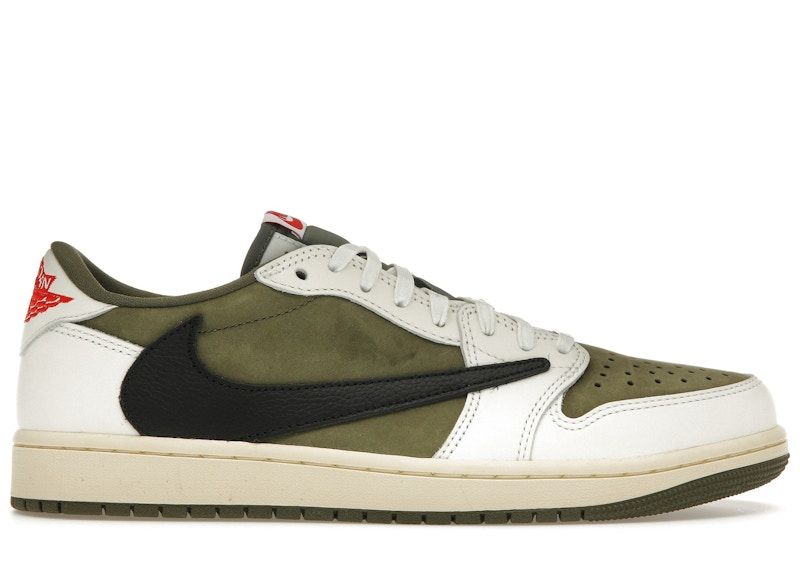 Jordan 1 Retro Low OG SP Travis Scott Medium Olive - Pre-Owned Size 10