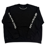 Chrome Hearts Neck Logo Crewneck Black - Lightly Pre-Owned Size XXL