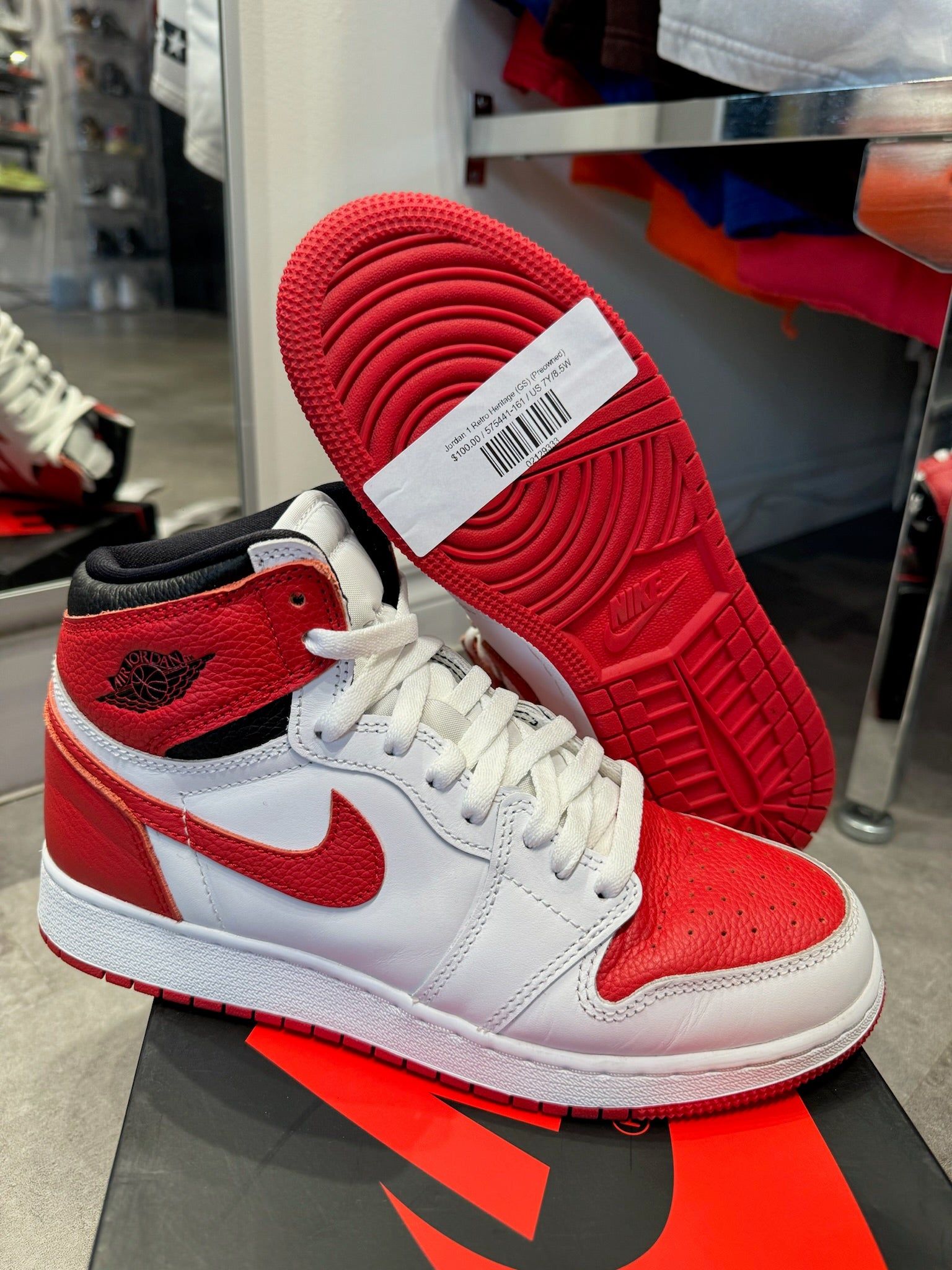 Jordan 1 Retro Heritage (GS) - Pre-Owned Size 7Y