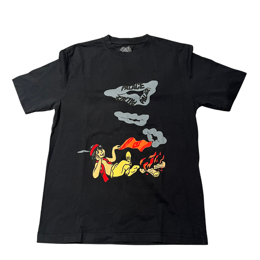 Palace Smoke Signal T-Shirt Black (Preowned)