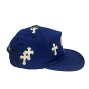 Chrome Hearts CH Multi Patch Trucker Hat Blue/White - Pre-Owned