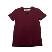 Off-White Women's Faux Fur Arrows T-Shirt Red - Pre-Owned Size XS