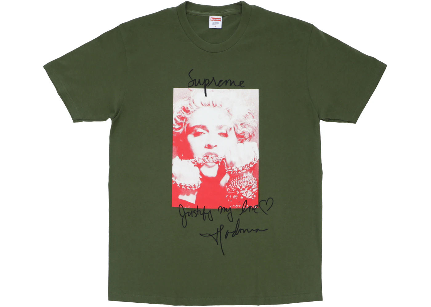 Supreme Madonna Tee Olive