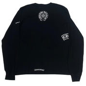 Chrome Hearts Side T-Bar Logo Horseshoe L/S T-Shirt Black - Pre-Owned Size M