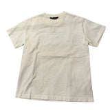 Louis Vuitton Embossed Logo Tee White (Preowned Size XS fits S) - Pre-Owned