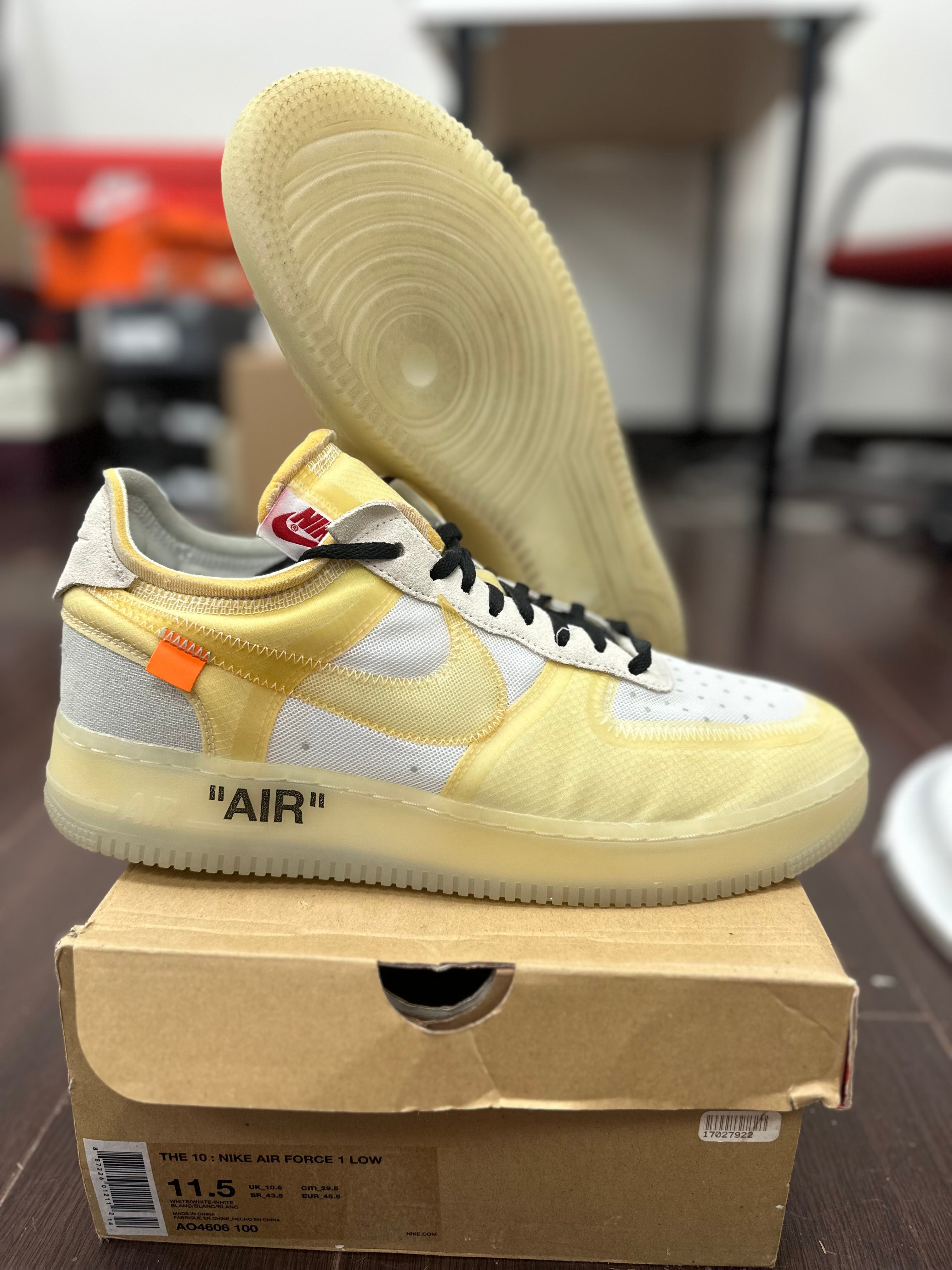Nike Air Force 1 Low Off-White - Pre-Owned Size 11.5