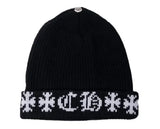 Chrome Hearts Big Daddy Cashmere Beanie Black
