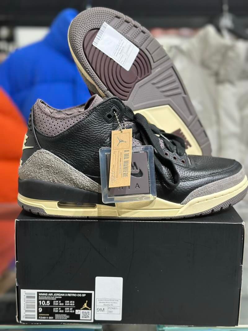 Jordan 3 Retro OG SP A Ma Maniere While You Were Sleeping (W) - Pre-Owned Size 9M/10.5W