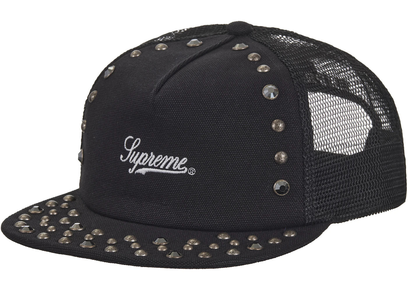 Supreme b.b. Simon Studded Mesh Back 5-Panel Black