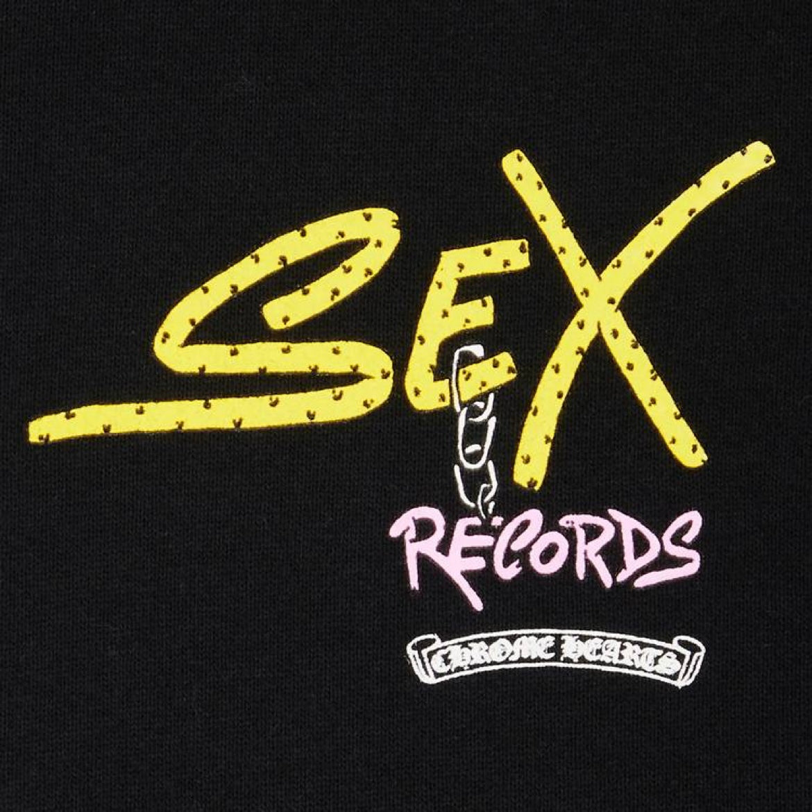 Chrome Hearts Matty Boy Sex Records Concepts Hoodie Black (Preowned)